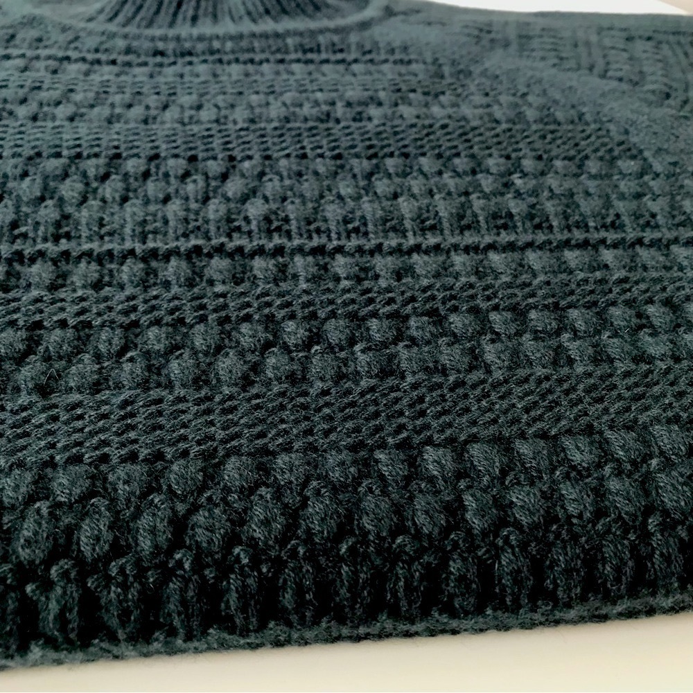 Nwt Club Monaco Thick Textured Wool & Cashmere Turtleneck